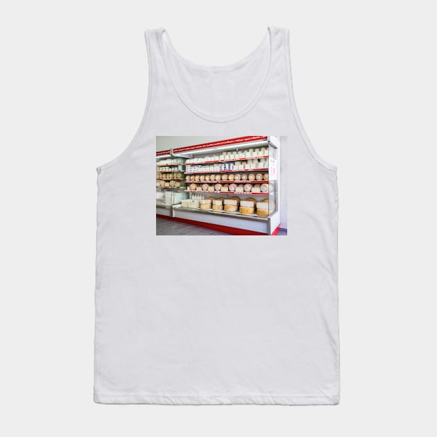 Cretan Cheese Shop Tank Top by ansaharju